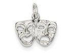 FJC Finejewelers Sterling Silver Comedy/tragedy Charm