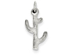 FJC Finejewelers Sterling Silver Cactus Charm