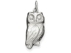 FJC Finejewelers Sterling Silver Owl Charm