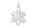 FJC Finejewelers Sterling Silver Snowflake Pendant Necklace - Chain Included