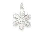 FJC Finejewelers Sterling Silver Snowflake Pendant Necklace - Chain Included