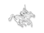 FJC Finejewelers Sterling Silver Race Horse Charm