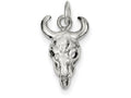 FJC Finejewelers Sterling Silver Skull Charm