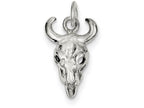 FJC Finejewelers Sterling Silver Skull Charm
