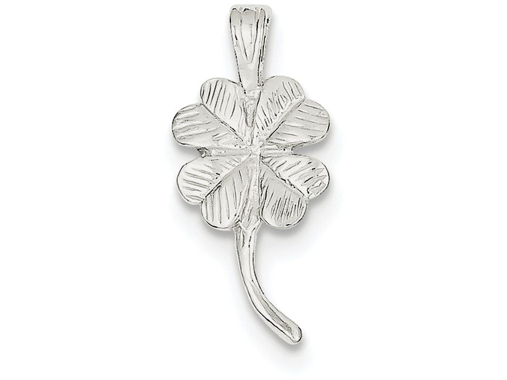 FJC Finejewelers Sterling Silver 4-leaf Clover Charm