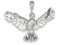 FJC Finejewelers Sterling Silver Eagle Pendant Necklace - Chain Included