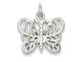 FJC Finejewelers Sterling Silver Butterfly Charm