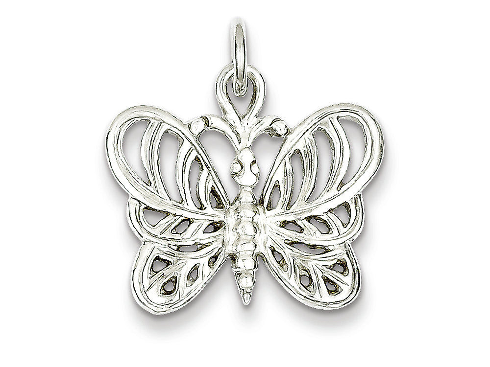 FJC Finejewelers Sterling Silver Butterfly Charm