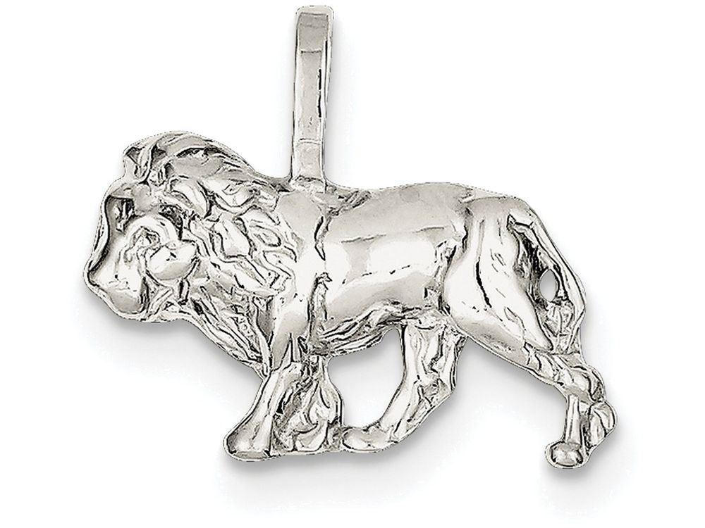 FJC Finejewelers Sterling Silver Lion Charm