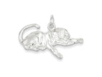 FJC Finejewelers Sterling Silver Tiger Charm