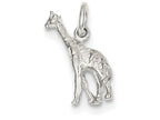 FJC Finejewelers Sterling Silver Giraffe Charm