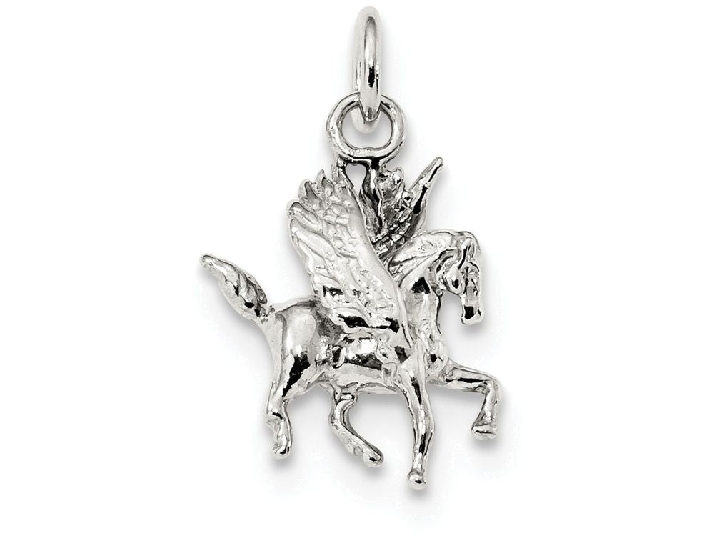 FJC Finejewelers Sterling Silver Pegasus Charm