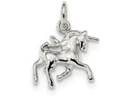 FJC Finejewelers Sterling Silver Unicorn Charm