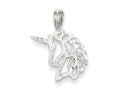 FJC Finejewelers Sterling Silver Unicorn Charm