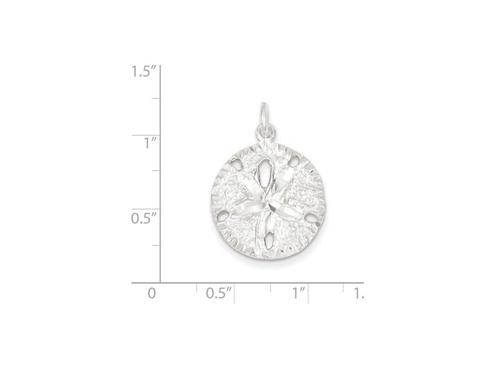 FJC Finejewelers Sterling Silver Sanddollar Charm