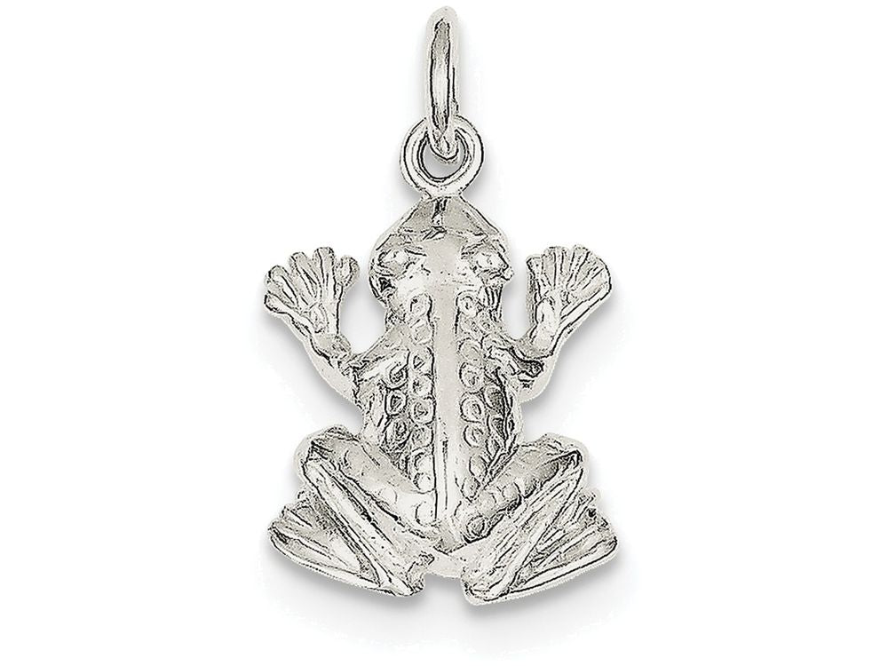 FJC Finejewelers Sterling Silver Frog Charm