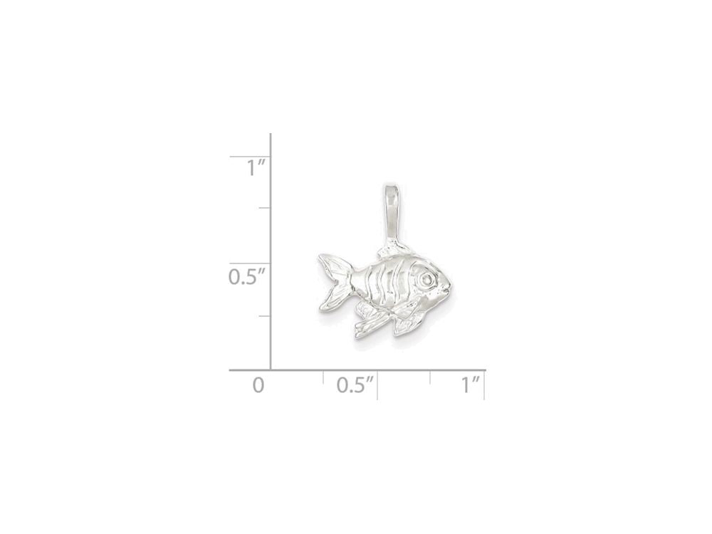 FJC Finejewelers Sterling Silver Fish Charm