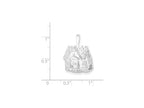 FJC Finejewelers Sterling Silver House Charm