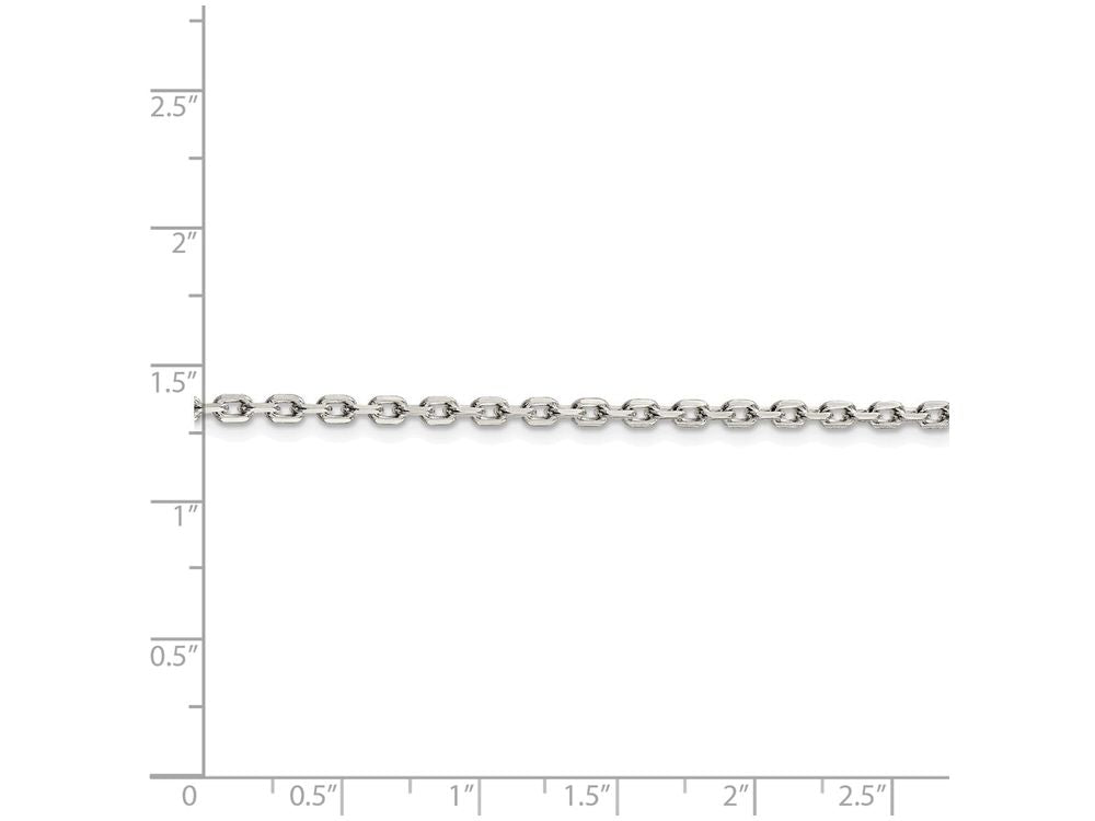 FJC Finejewelers 16 Inch Sterling Silver 2.75mm Cable Chain Necklace
