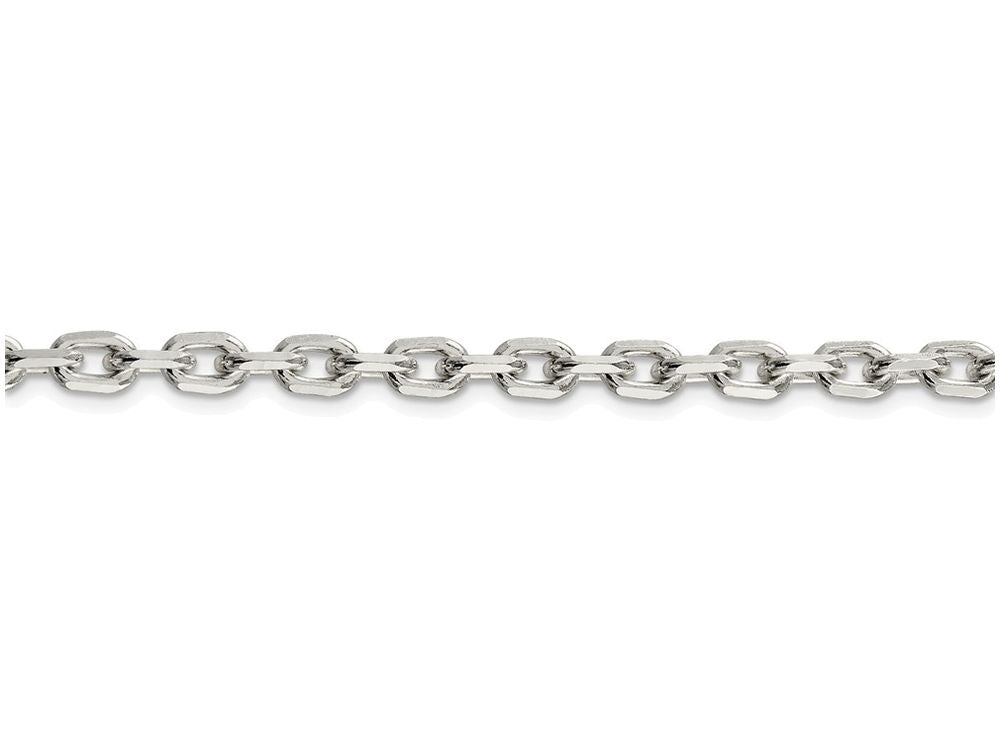 FJC Finejewelers 18 Inch Sterling Silver 4.90mm Cable Chain Necklace