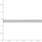 FJC Finejewelers Sterling Silver Rhodium Plated 4.25mm Curb Chain Necklace