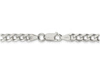 FJC Finejewelers 16 Inch Sterling Silver 6mm Curb Chain Necklace