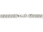 FJC Finejewelers 16 Inch Sterling Silver 7mm Curb Chain Necklace