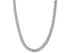 FJC Finejewelers 18 Inch Sterling Silver 8mm Curb Chain Necklace