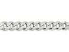 FJC Finejewelers 18 Inch Sterling Silver 11mm Curb Chain Necklace