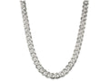 FJC Finejewelers 18 Inch Sterling Silver 11mm Curb Chain Necklace