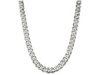 FJC Finejewelers 18 Inch Sterling Silver 11mm Curb Chain Necklace