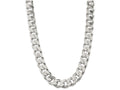 FJC Finejewelers 20 Inch Sterling Silver 16.2mm Curb Chain Necklace