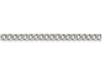 FJC Finejewelers 16 Inch Sterling Silver 4.5mm Pave Curb Chain Necklace