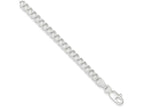 FJC Finejewelers Sterling Silver Double Link Charm Bracelet
