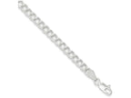 FJC Finejewelers Sterling Silver Double Link Charm Bracelet