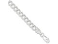 FJC Finejewelers Sterling Silver Double Link Charm Bracelet