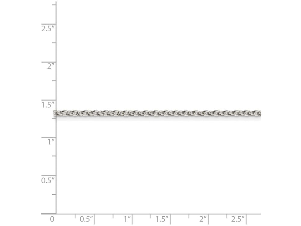 FJC Finejewelers 16 Inch Sterling Silver 2.25mm Cable Chain Necklace