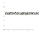 FJC Finejewelers 20 Inch Sterling Silver 6.75mm bright-cut Rope Chain Necklace