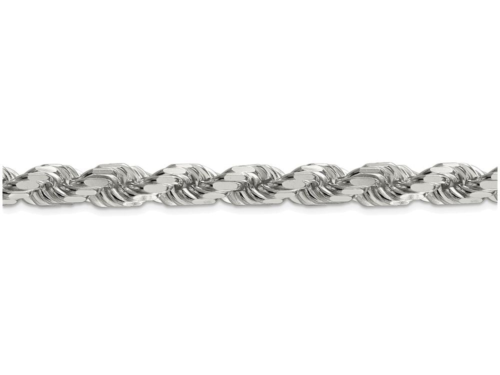 FJC Finejewelers 20 Inch Sterling Silver 6.75mm bright-cut Rope Chain Necklace
