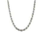 FJC Finejewelers 20 Inch Sterling Silver 6.75mm bright-cut Rope Chain Necklace
