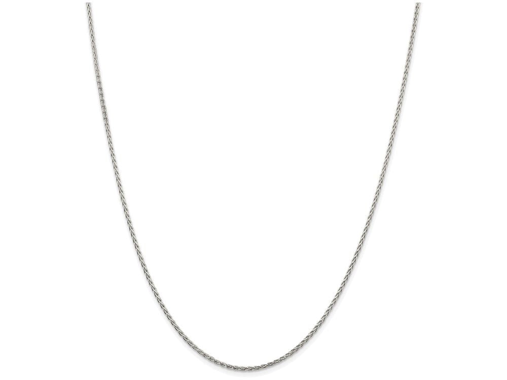FJC Finejewelers 16 Inch Sterling Silver 1.5mm bright-cut Spiga Chain Necklace
