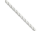 FJC Finejewelers 16 Inch Sterling Silver 2mm bright-cut Spiga Chain Necklace