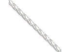 FJC Finejewelers 16 Inch Sterling Silver 2.5mm bright-cut Spiga Chain Necklace