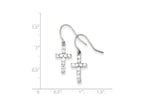 FJC Finejewelers Sterling Silver Cubic Zirconia Cross Earrings