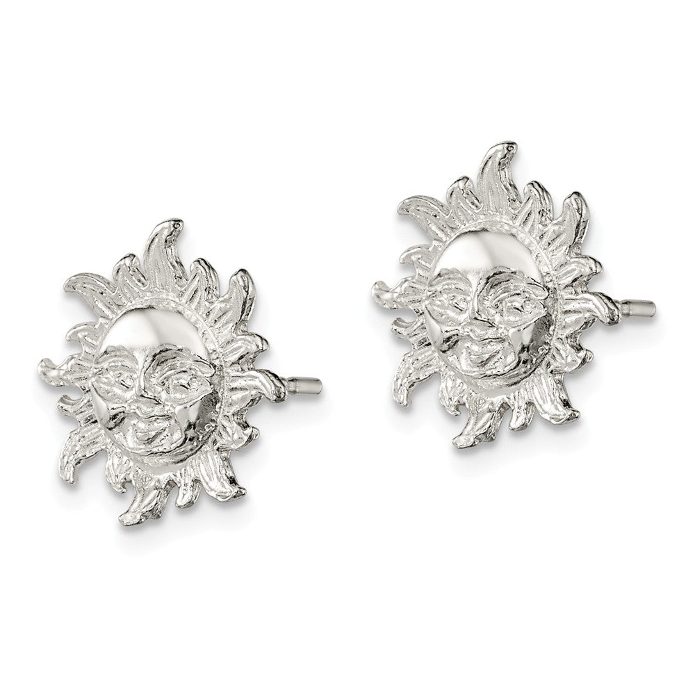 FJC Finejewelers Sterling Silver Sun Mini Earrings