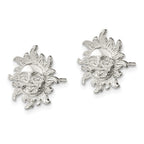 FJC Finejewelers Sterling Silver Sun Mini Earrings