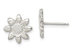 FJC Finejewelers Sterling Silver Flower Mini Earrings