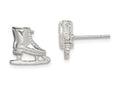 FJC Finejewelers Sterling Silver Ice Skate Mini Earrings