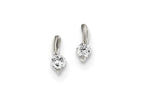 FJC Finejewelers Sterling Silver Cubic Zirconia Post Earrings