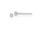 FJC Finejewelers Sterling Silver Polished 2mm Ball Earrings